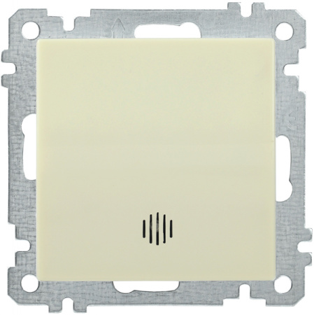 IEK ВС10-1-1-Б Выключатель  одноклавишный  с индикацией 10А BOLERO кремовый