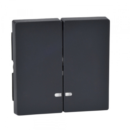 Schneider Electric Merten SM Антрацит Клавиша 2-ая с подсветкой