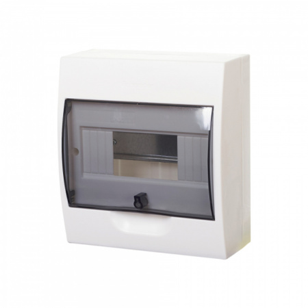 Systeme Electric EASY 9 Корпус навесной с прозрачной дверью 1ряд/8мод, IP40, IK07, 63А, 2 клеммы