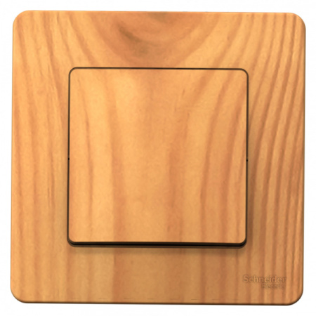 Systeme Electric Blanca внутр Ясень Выключатель 1-клавишный, 10А, 250B