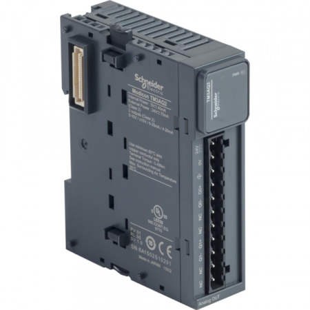 Schneider Electric Аналоговый модуль расширения ТМ3 2 аналоговых выхода