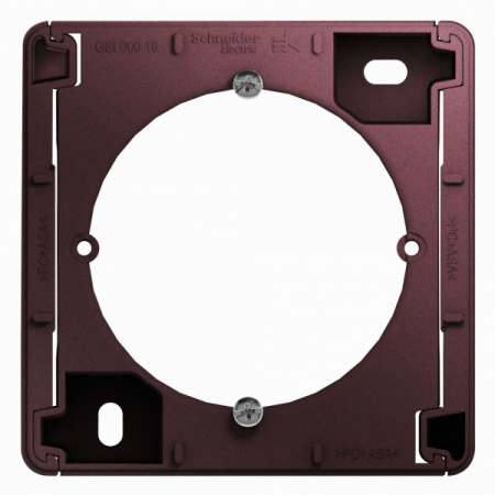 Systeme Electric Glossa Баклажановый Коробка для наружного монтажа