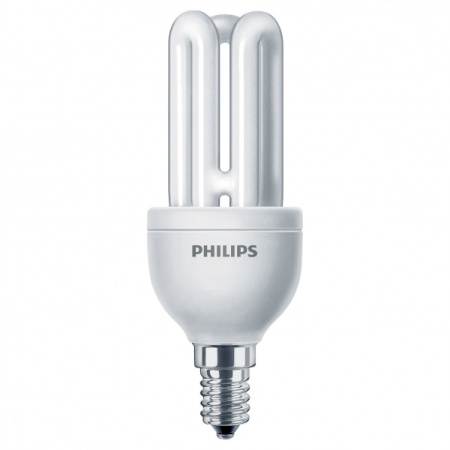 PH Лампа люминесцентная компактная Genie ES 11W WW E14 220-240V 1PF/6