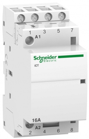 Schneider Electric Acti 9 iCT16A Контактор модульный 4НО 220/240В АС 50Гц