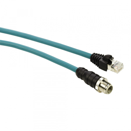 Schneider Electric Соединительный Кабель Ethernet 3 м, RJ45, M12, IP67 (TCSECL1M3M3S2)
