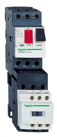 Schneider Electric GV2 Пускатель комбинированный 6-10А цепь управления 24V 50/60Гц