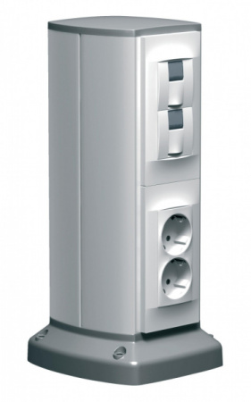 Schneider Electric OptiLine 45 Мини-колонна 2-сторонняя 0,7м анодированное покрытие, алюминий