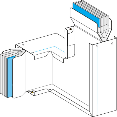 Schneider Electric Canalis Секция угловая №4 (KTA2000CP34)