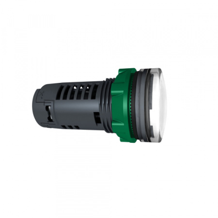Schneider Electric Лампа сигнальная, монолитный корпус, белая, 24В