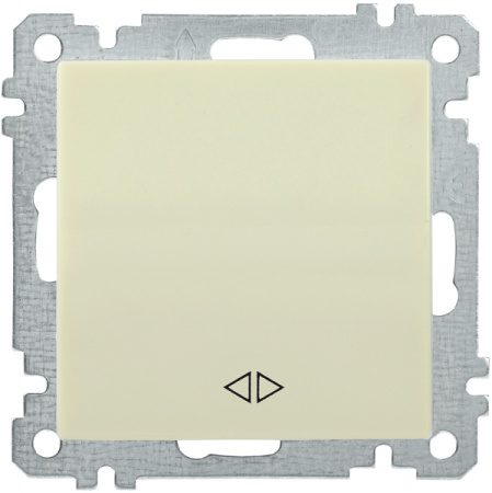 IEK ВС10-1-3-Б Выключатель  одноклавишный  перекрестный 10А BOLERO кремовый
