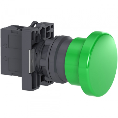 Schneider Electric Кнопка грибовидная 40мм зеленая 1НO (XA2EC31)