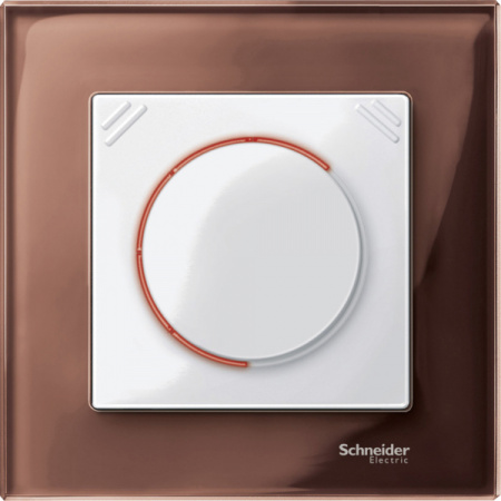 Schneider Electric Merten SM Бел глянец Накладка светорегулятора поворотно-нажимного многофункц. с подсветкой , мех 577099