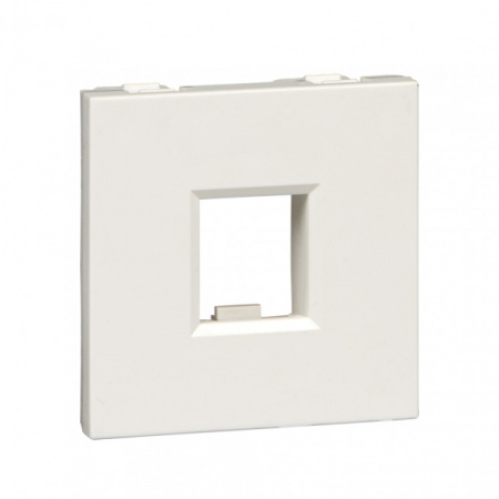 Systeme Electric Лиц.плата W45 2мод 1xKeystone RAL9010