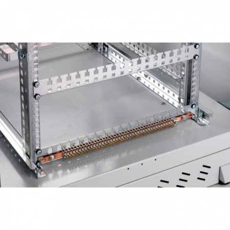 Schneider Electric Actassi Шина заземления 19" медная, винт.зажимы