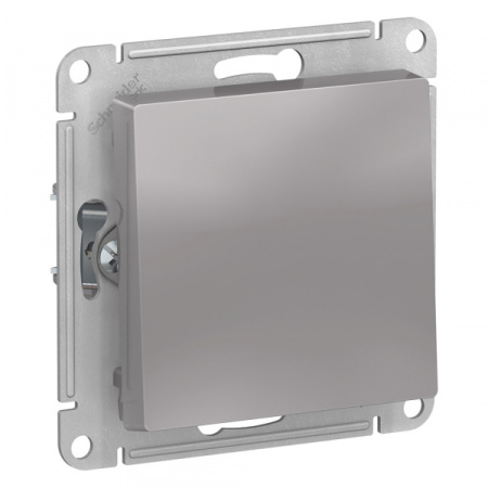 Systeme Electric AtlasDesign Алюминий Выключатель 1-клавишный сх.1, 10АХ, механизм