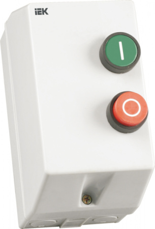 IEK Контактор КМИ11260 12А IP54 с индик. Ue=230В/АС3