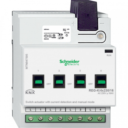 Schneider Electric Merten KNX Актор для обогр.REG-K /6Х24/230/0.16А