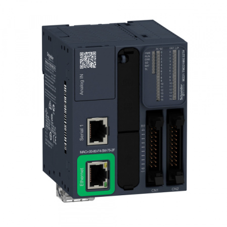Schneider Electric M238 Блок базовый модульный М221-32IO транзисторный источник (TM221ME32TK)