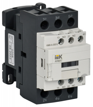 IEK ARMAT Контактор КМИ-А-23212 LC1D 32А 400В/АС3 1НО/1НЗ