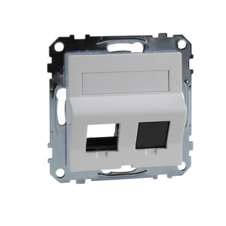 Schneider Electric Merten SM Бел Актив Наклонная плата для Keystone RJ45