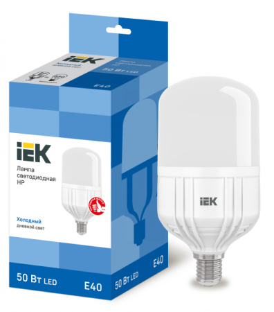 IEK Лампа светодиодная HP 50Вт 230В 6500К E40