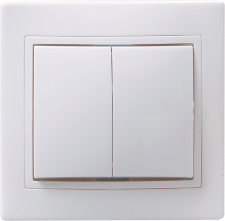 IEK KVARTA ВС10-2-0-КБ Выкл. 2кл 10А керам. бел.