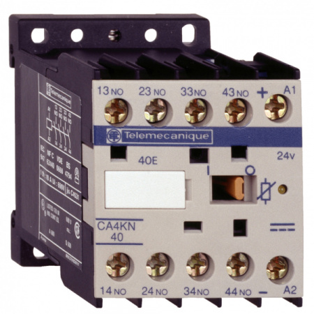 Schneider Electric Auxiliary contactors Промежуточное реле 4НО, цепь управления 110В DC винтовой зажим