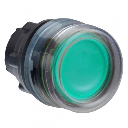 Schneider Electric XB5 Головка для кнопки с подсветкой зеленая (ZB5AW533)