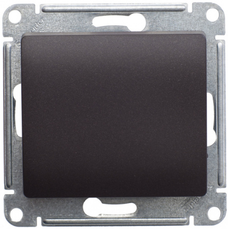 Systeme Electric Glossa Шоколад Переключатель 1-клавишный, сх.6, 10АХ