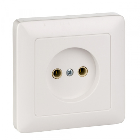 Systeme Electric Wessen ХИТ внутр Бел Розетка б/з без шторок, 16А, 250В