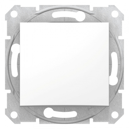 Schneider Electric Sedna Бел Выключатель 1-клавишный 10А (сх.1)