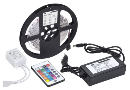IEK Комплект DIY (5050RGB60-14,4-IP20-12В 5м + др. + конт.)