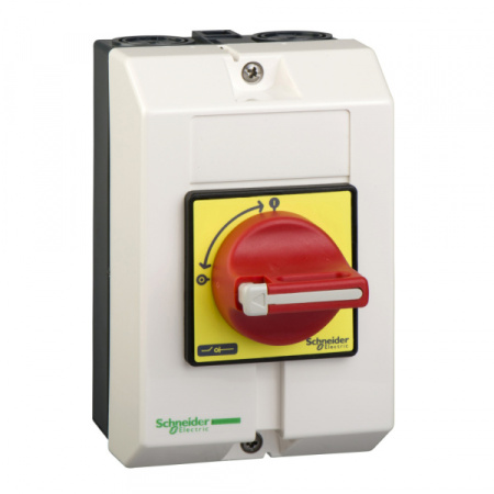 Schneider Electric Vario TeSys Главный аварийный выключатель-разъединитель 3P 10А закрытого исполнения