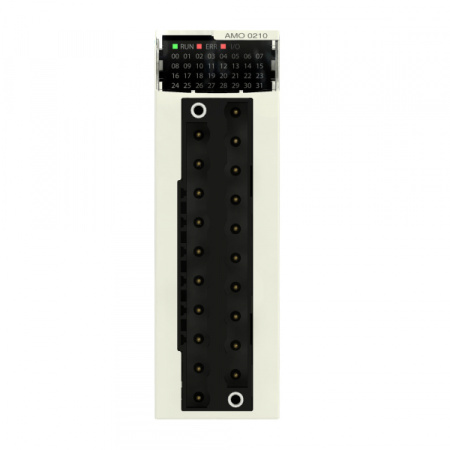 Schneider Electric Modicon 2 Не изолированных выхода ток/напряжение, клеммник, H