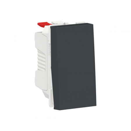 Schneider Electric Unica Modular Антрацит Выключатель 1-клавишный, сх. 1, 10 AX, 250В, 1 модуль