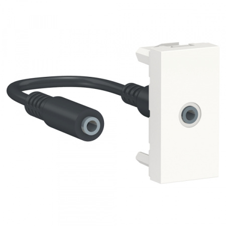 Schneider Electric Unica Modular Бел Розетка Minijack, 1 модуль
