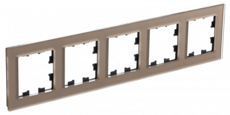 Systeme Electric AtlasDesign Nature Стекло Шампань Рамка 5-ая, универсальная