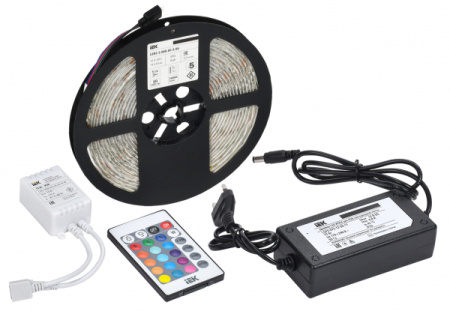 IEK Комплект DIY (5050RGB60-14,4-IP65-12В 5м + др. + конт.)