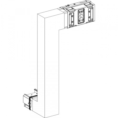 Schneider Electric CANALIS KSA СЕКЦИЯ УГЛОВАЯ ВНИЗ-ВПРАВО НА ЗАКАЗ 630А. A=290 B=200 ДО 800 C=290