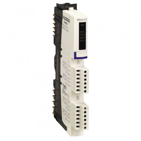 Schneider Electric Modicon Модуль дискретного выхода DC 24В, 4 канала (комплект) (STBDDO3415K)