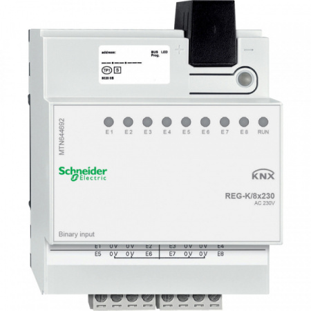 Schneider Electric Merten KNX Бинарный вход REG-K/8X230