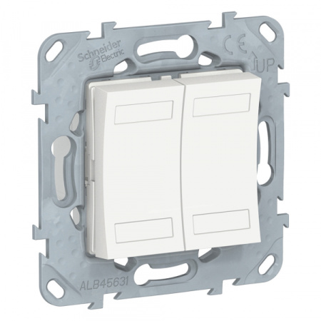 Schneider Electric UNICA NEW KNX 4-кнопочный выключатель, БЕЛЫЙ