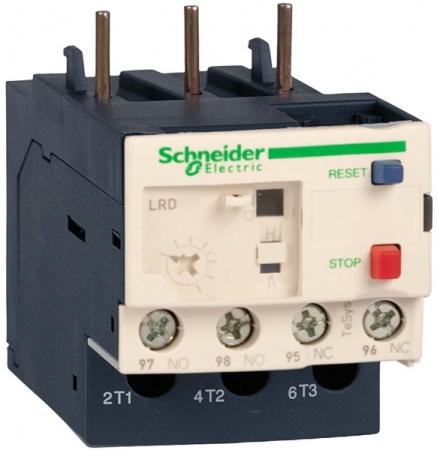 Schneider Electric Contactors D Telemecanique Тепловое реле перегрузки 30-38A Class 10 присоединение с помощью кабеля с наконечником