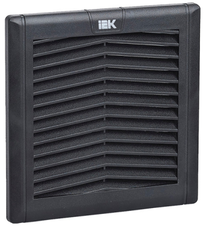 IEK Фильтр с решеткой для вентил. ВФИ 65-105м3/час черный