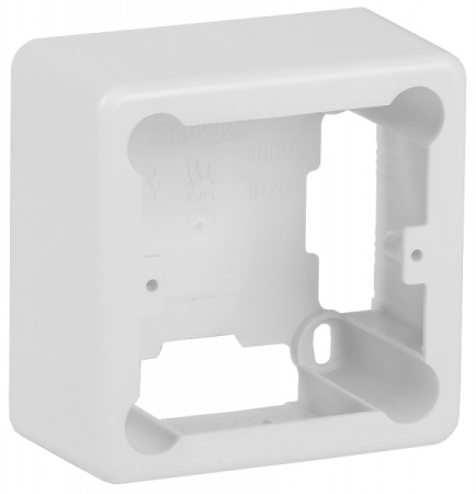 IEK ELECOR Коробка универсал. КМКУ 85х85х42мм неразб. белая