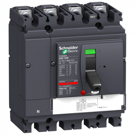 Schneider Electric Compact NSX 160NA Выключатель-разъединитель 4P