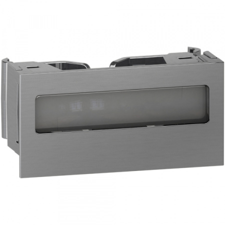 Schneider Electric Unica System+ Держатель этикетки МЕТАЛЛИК