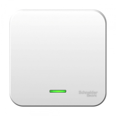 Systeme Electric Blanca наруж Бел Выключатель 1-клавишный с подсветкой, 6А, 250В