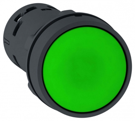 Schneider Electric XB7 Кнопка 22мм зеленая с фиксацией 1НО