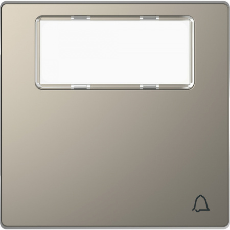 Schneider Electric Merten D-Life Никель Клавиша 1-ая, с полем для надписи, «звонок»